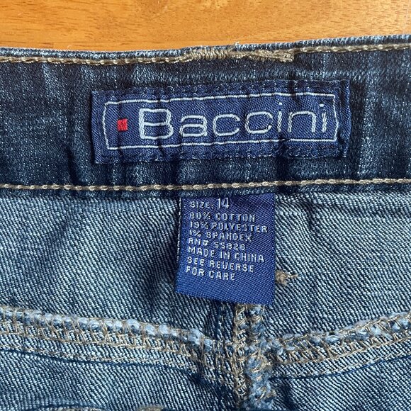 Size 14 Baccini blue denim skirt - Picture 5 of 8